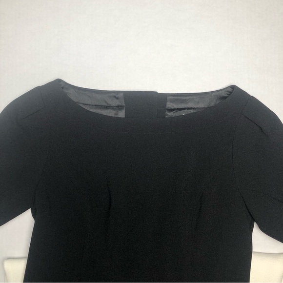 White House Black Market (WHBM) Color Block Short Sleeve Career Dress - Picture 8 of 13